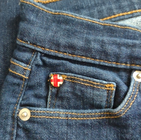 Hudson Skinny Jeans Dark Denim with Stretch Sz. 24 - Picture 7 of 8